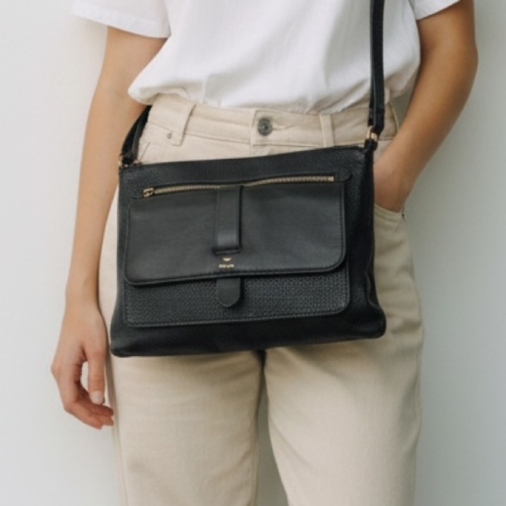 Fossil Black Crossbody Bag 50% off today